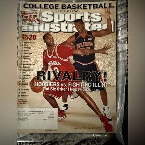 Sports Illustrated Nov 19 2007 College Basketball Indiana vs Illinois Rivalry